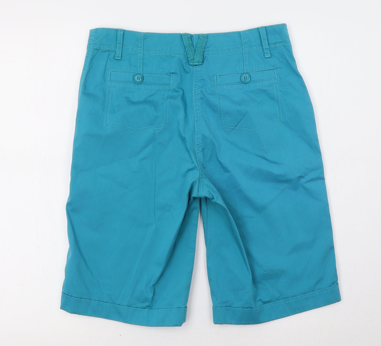 Per Una Womens Blue   Chino Shorts Size 8
