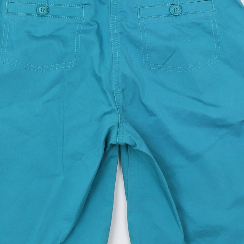 Per Una Womens Blue   Chino Shorts Size 8