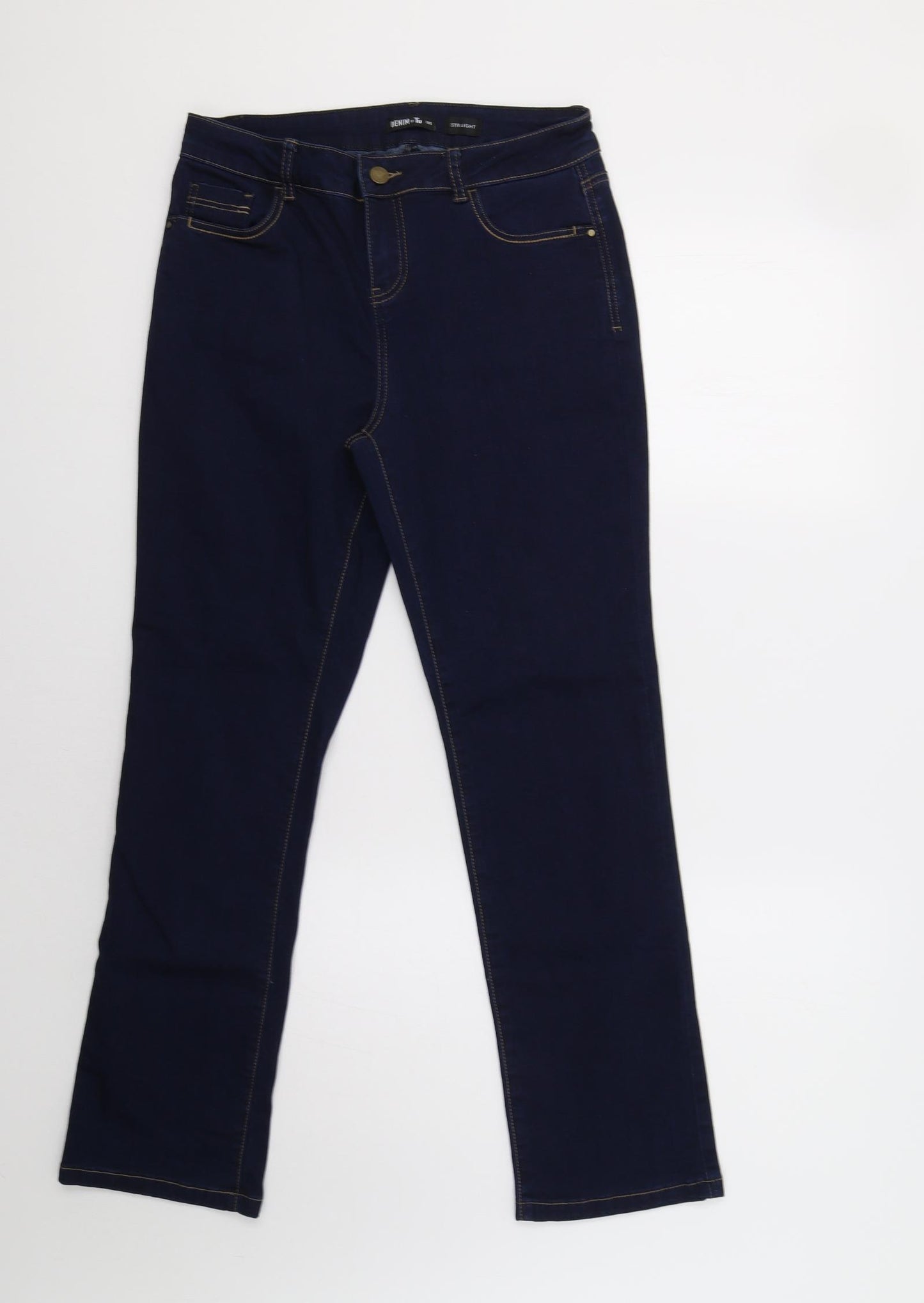 TU Womens Blue   Bootcut Jeans Size 10 L28 in