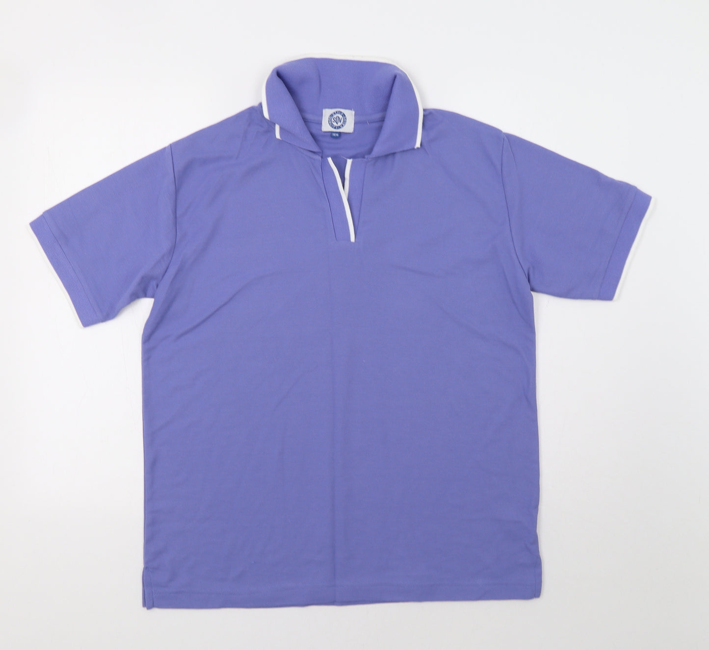 SQV Womens Purple   Basic Polo Size 16