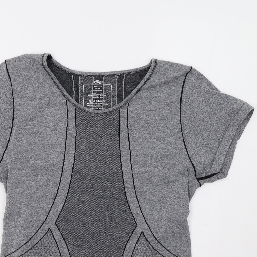 Crane Womens Grey   Jersey T-Shirt Size 16