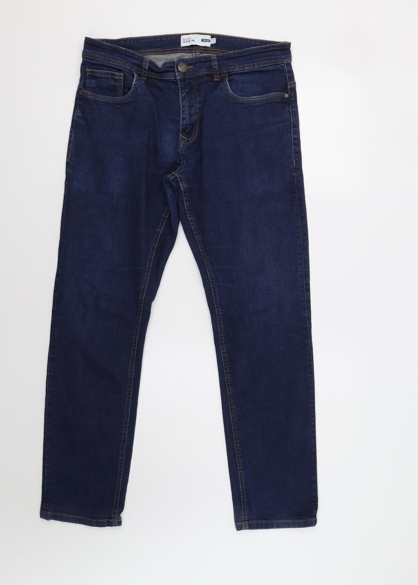 Matalan Mens Blue   Straight Jeans Size 34 L32 in