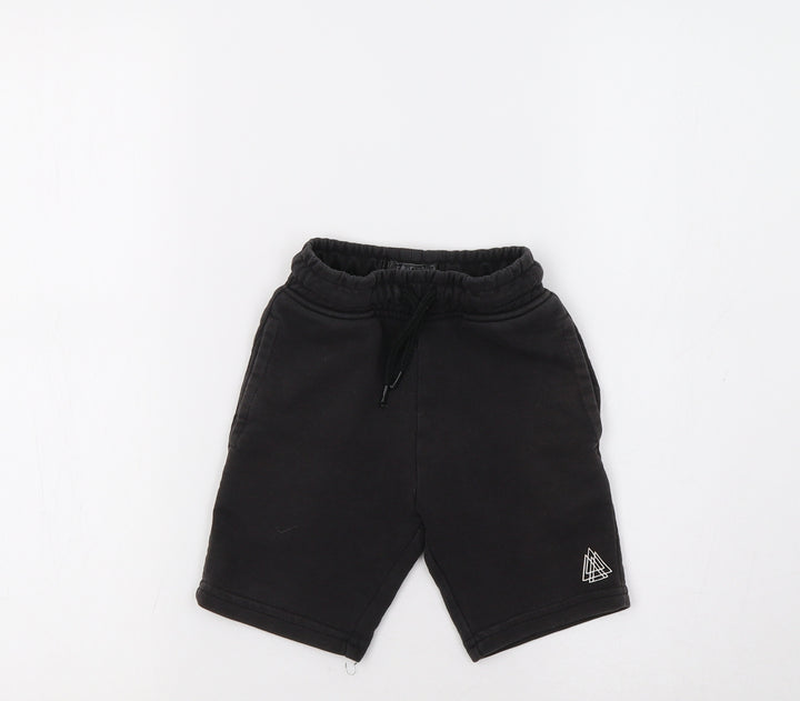 NEXT Boys Black Sweat Shorts Size 4 Years