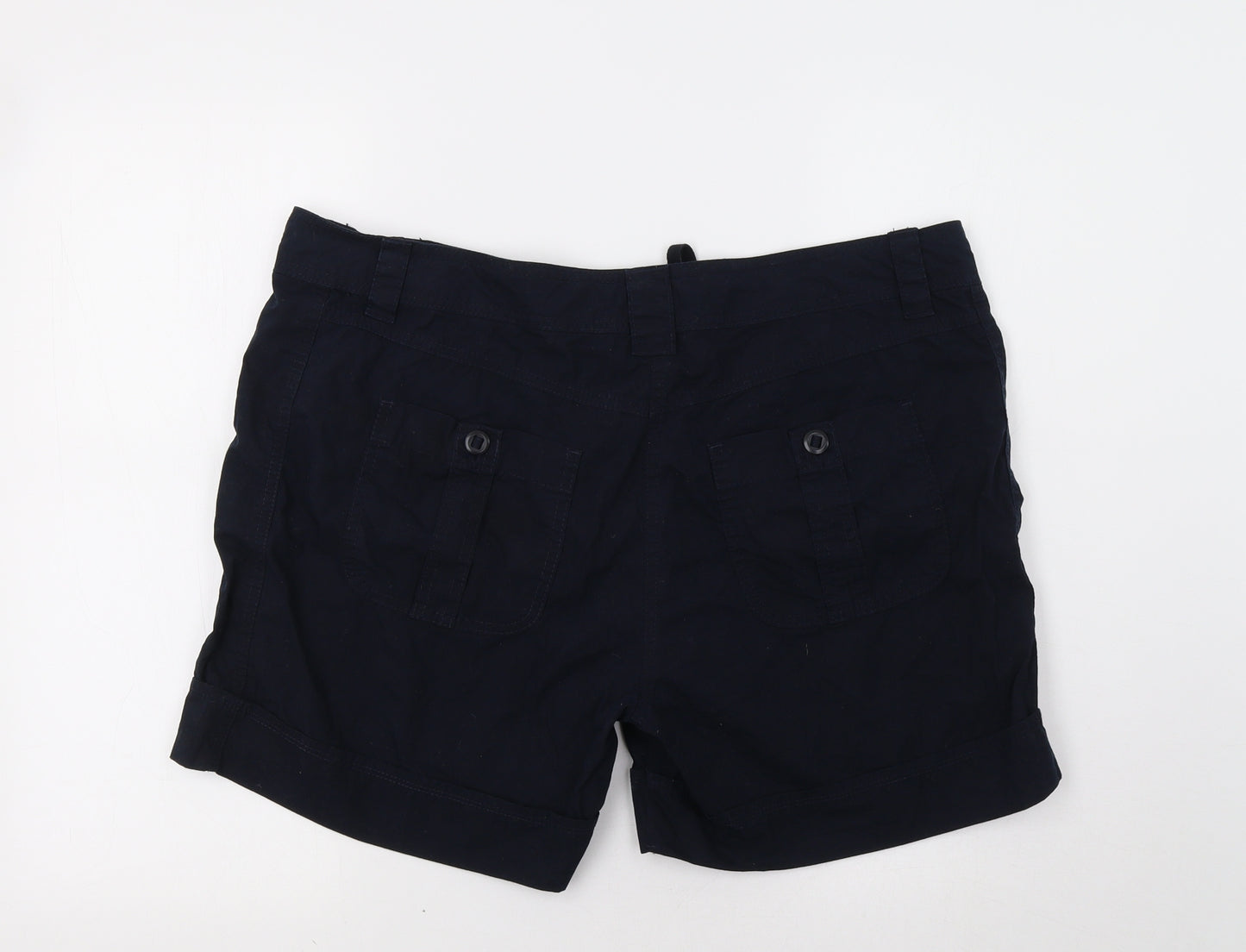 M&S Womens Blue   Cargo Shorts Size 18