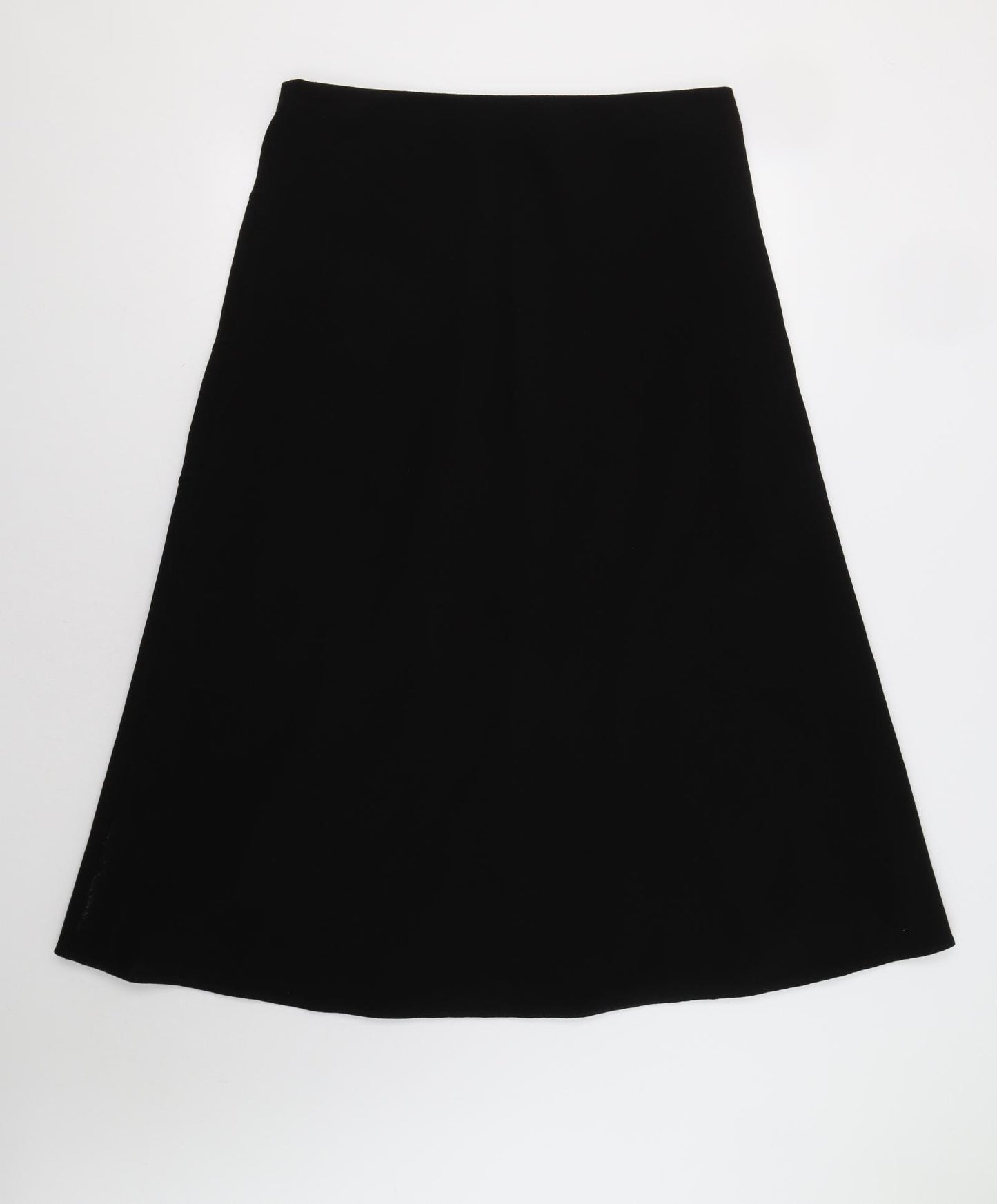 M&S Womens Black   A-Line Skirt Size 16