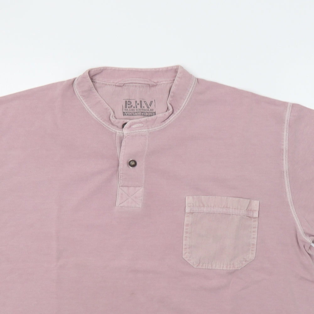 M&S Mens Pink    T-Shirt Size L