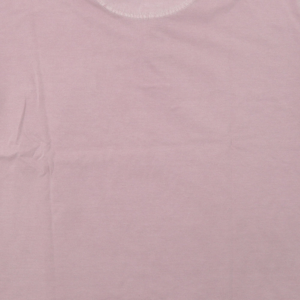 M&S Mens Pink    T-Shirt Size L