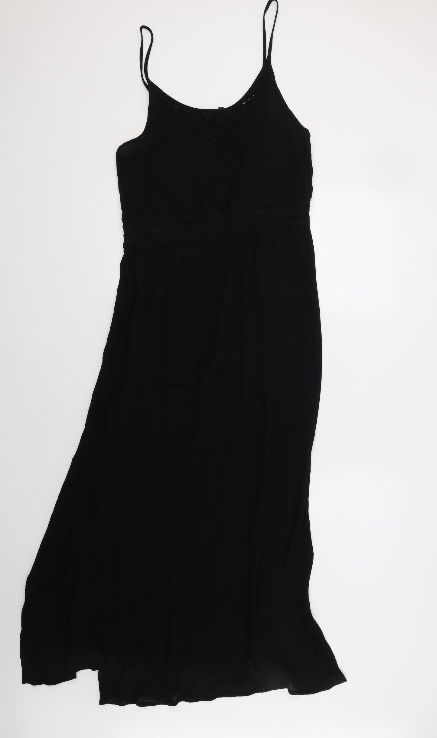 M&S Womens Black   Maxi  Size 16  - Beach Dress