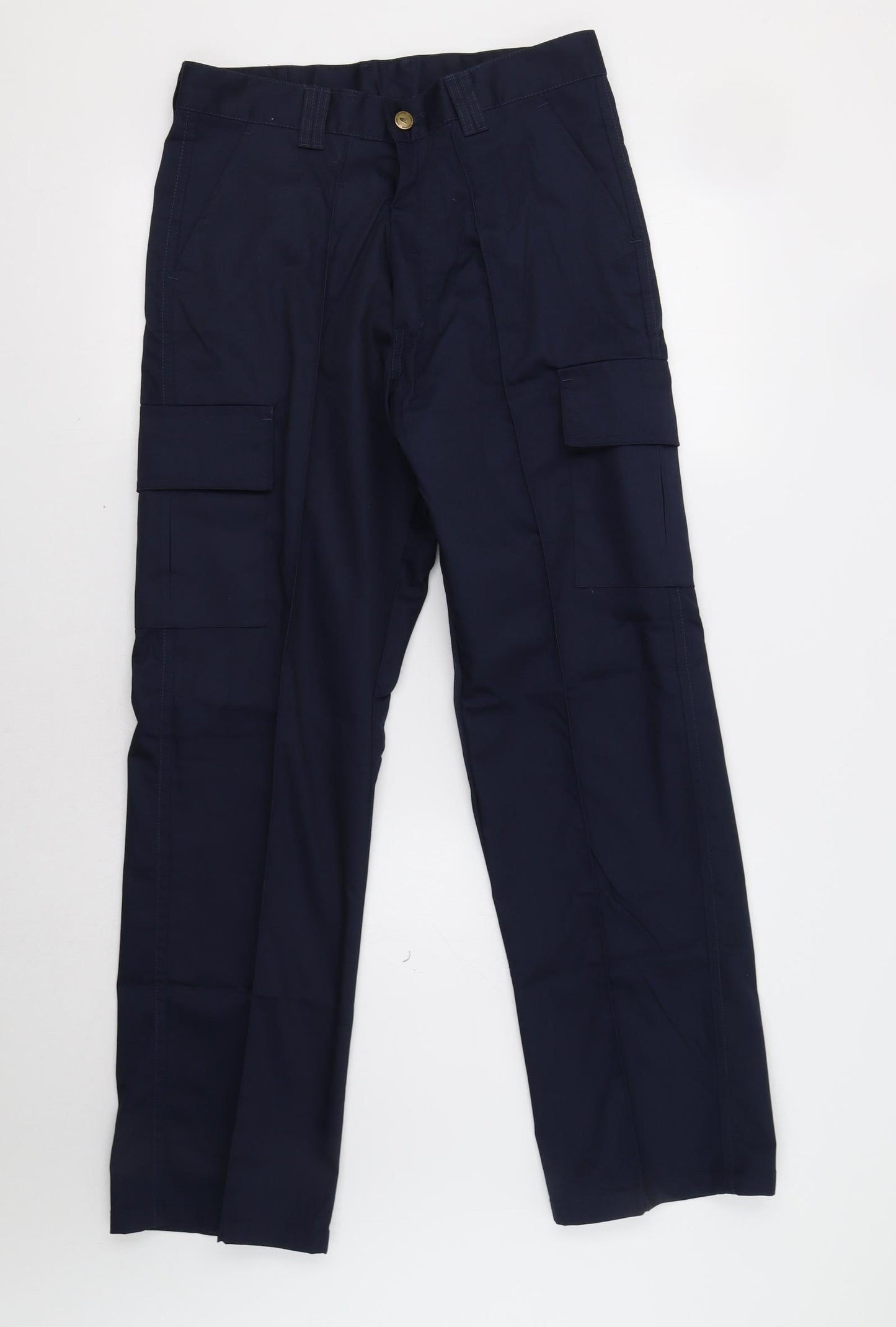 Uneek  Mens Blue   Cargo Trousers Size 30 L30 in - Work Trousers