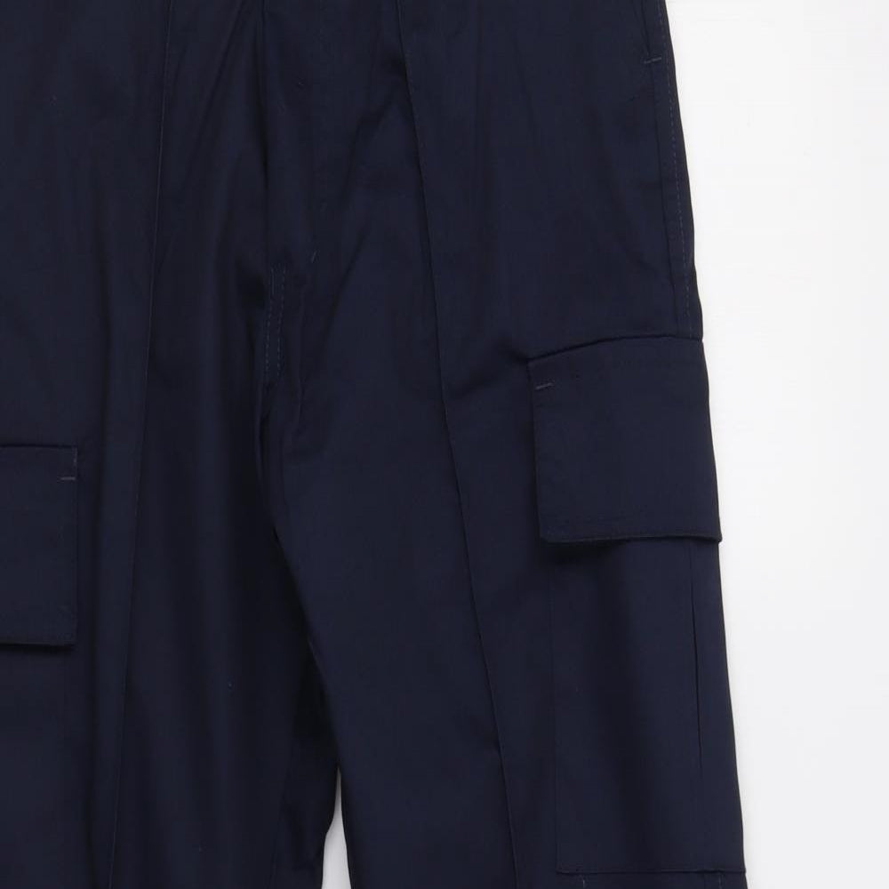 Uneek  Mens Blue   Cargo Trousers Size 30 L30 in - Work Trousers