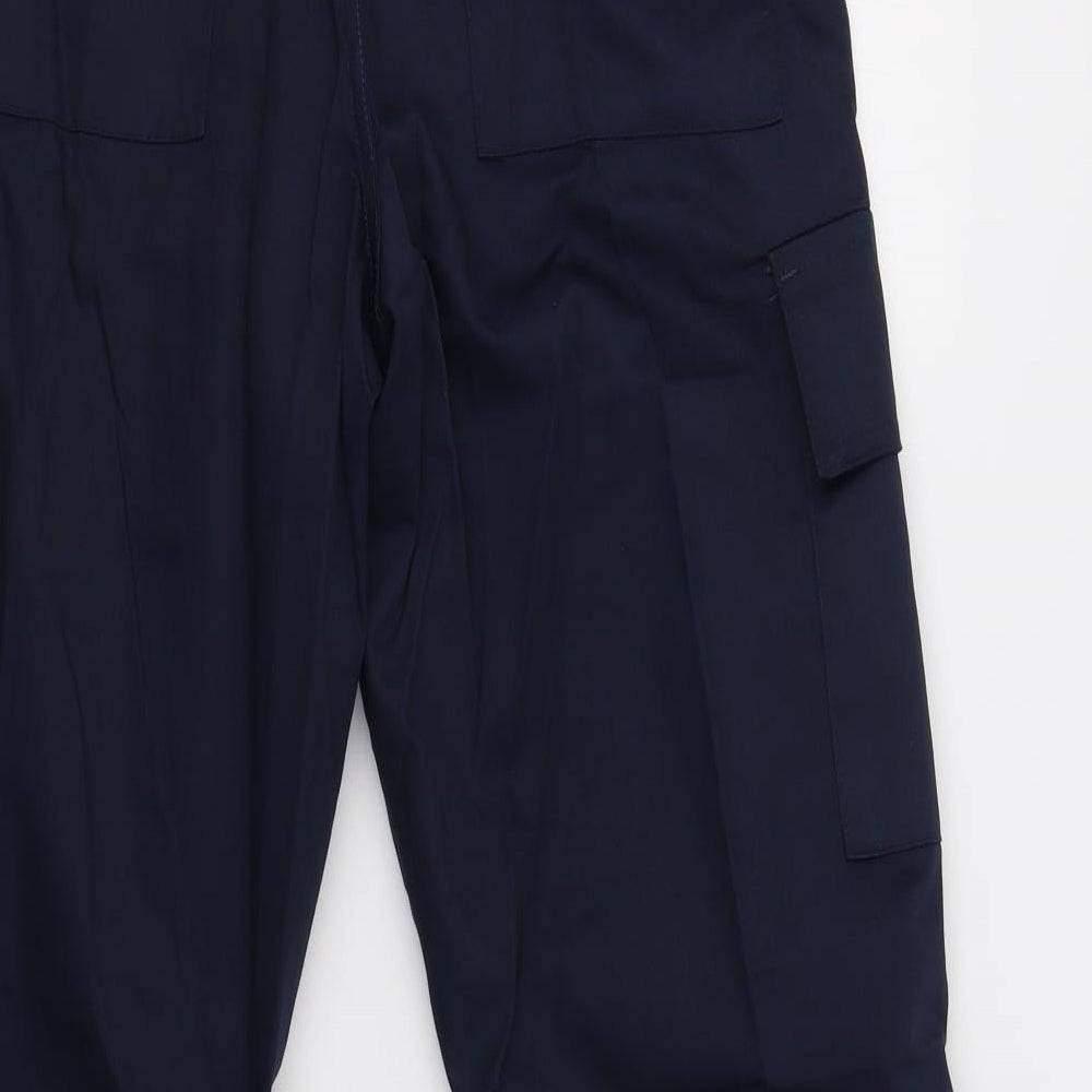 Uneek  Mens Blue   Cargo Trousers Size 30 L30 in - Work Trousers