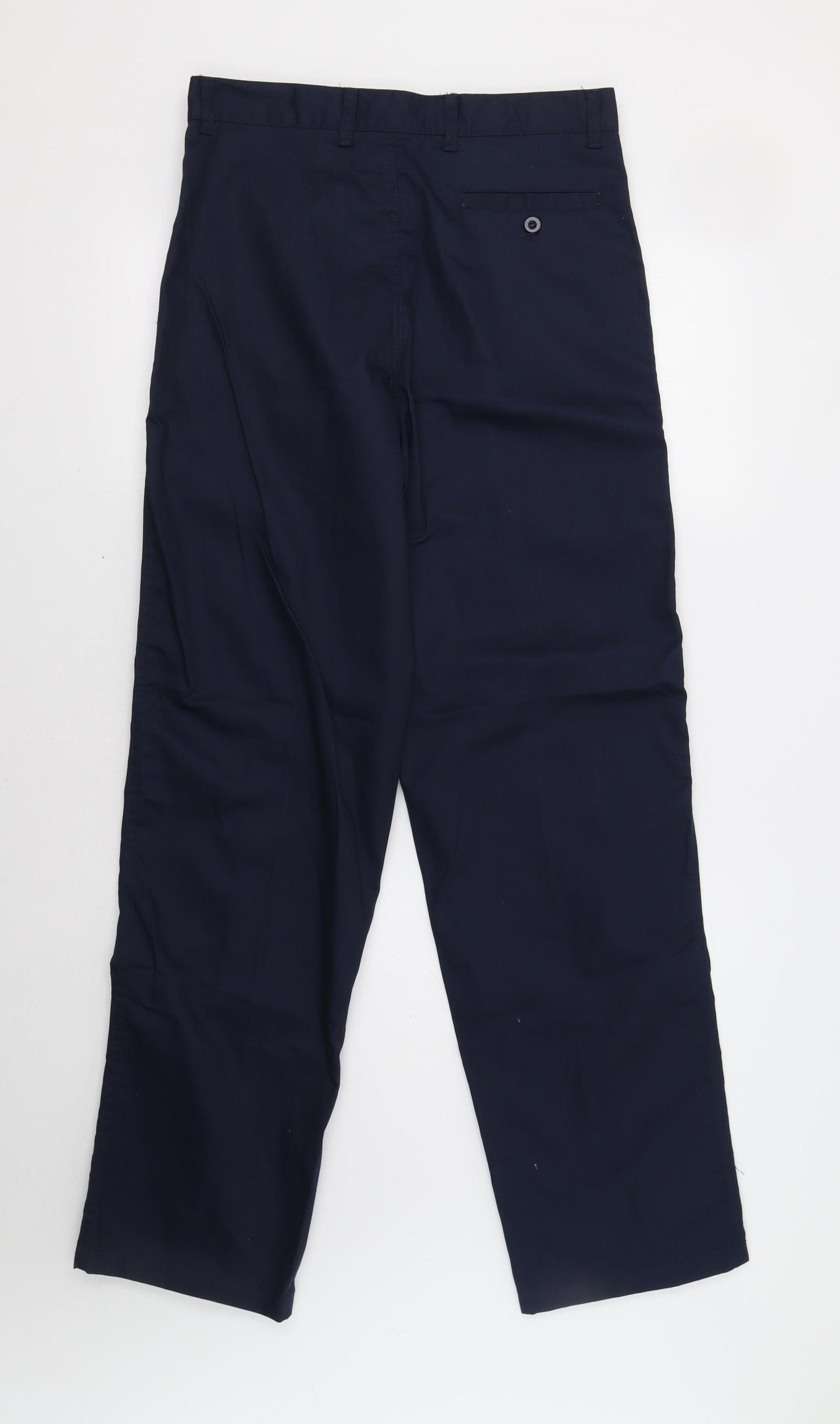 Uneek Mens Blue   Trousers  Size 30 L30 in - Workwear