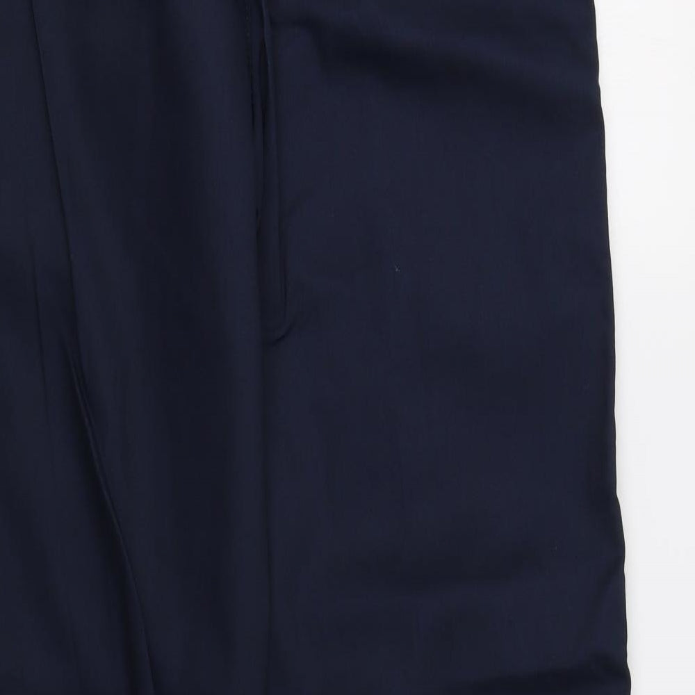 Uneek Mens Blue   Trousers  Size 30 L30 in - Workwear