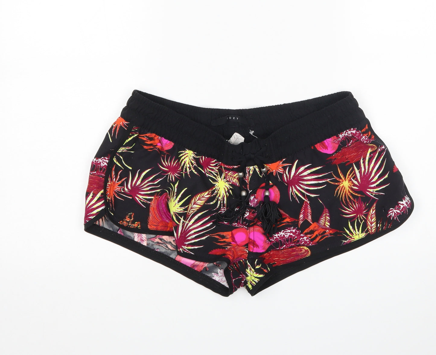 ROXY Womens Multicoloured Floral  Hot Pants Shorts Size 12