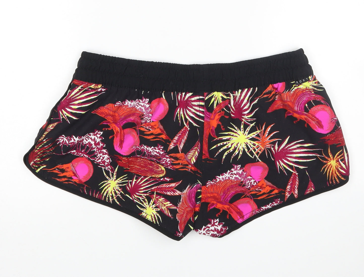 ROXY Womens Multicoloured Floral  Hot Pants Shorts Size 12