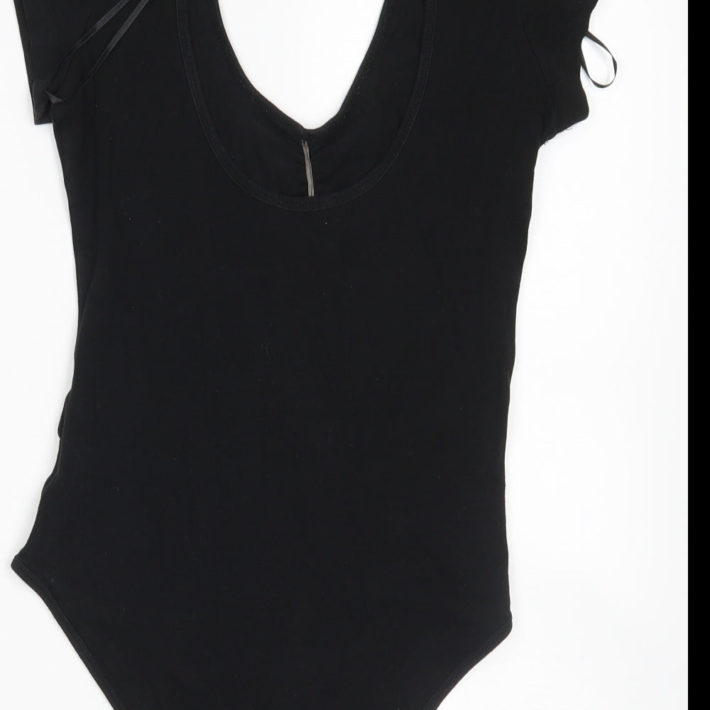 River Island Womens Black   Bodysuit One-Piece Size M