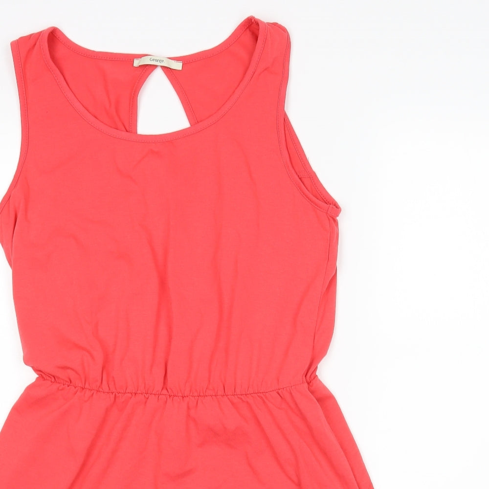 George Womens Pink   Tank Dress  Size 14