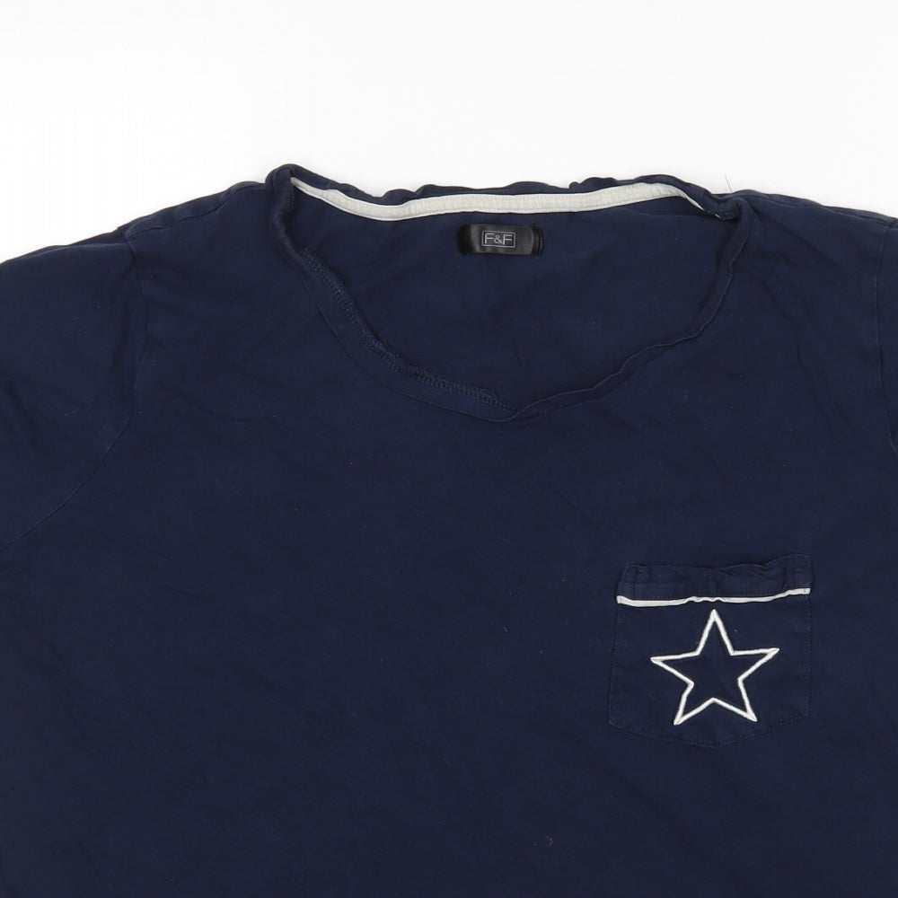 F&F Womens Blue   Top Pyjama Top Size 16