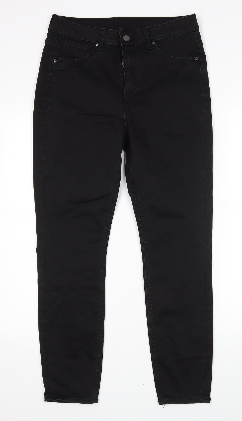 H&M Womens Black   Skinny Jeans Size 14 L27 in
