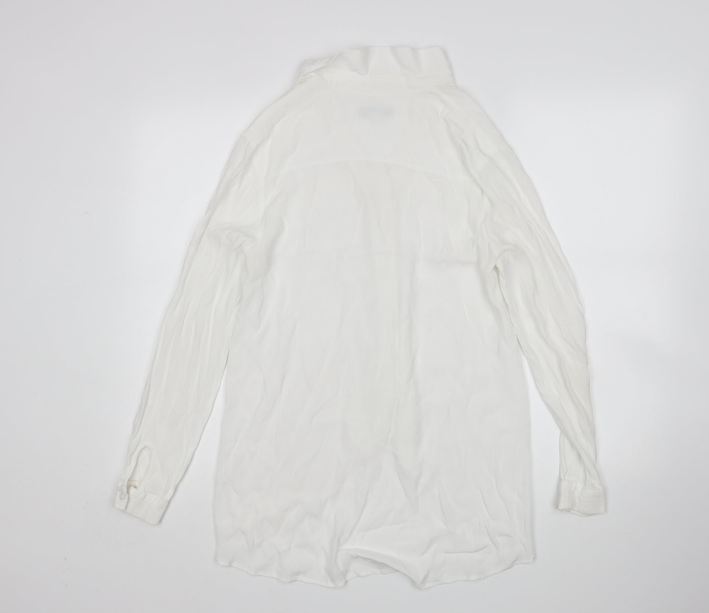 Somerset Womens White   Basic Button-Up Size 8
