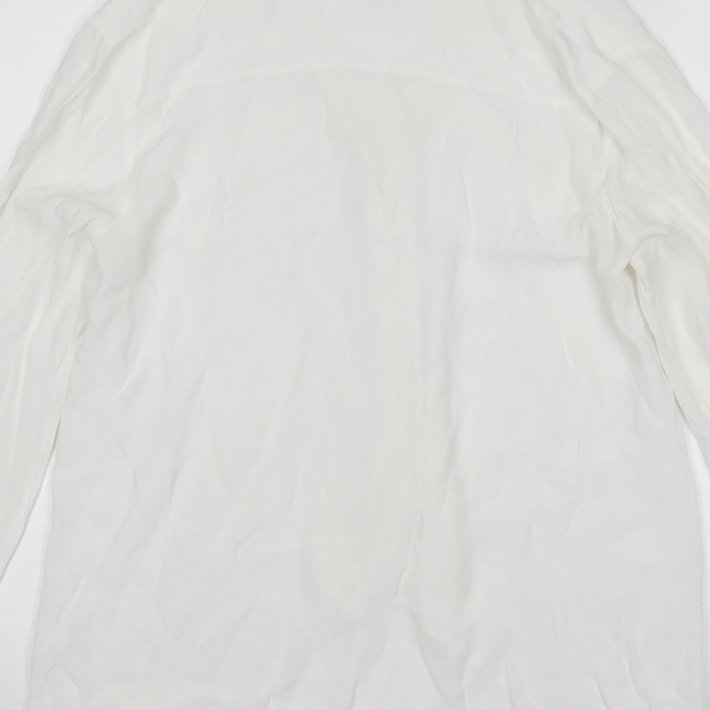 Somerset Womens White   Basic Button-Up Size 8