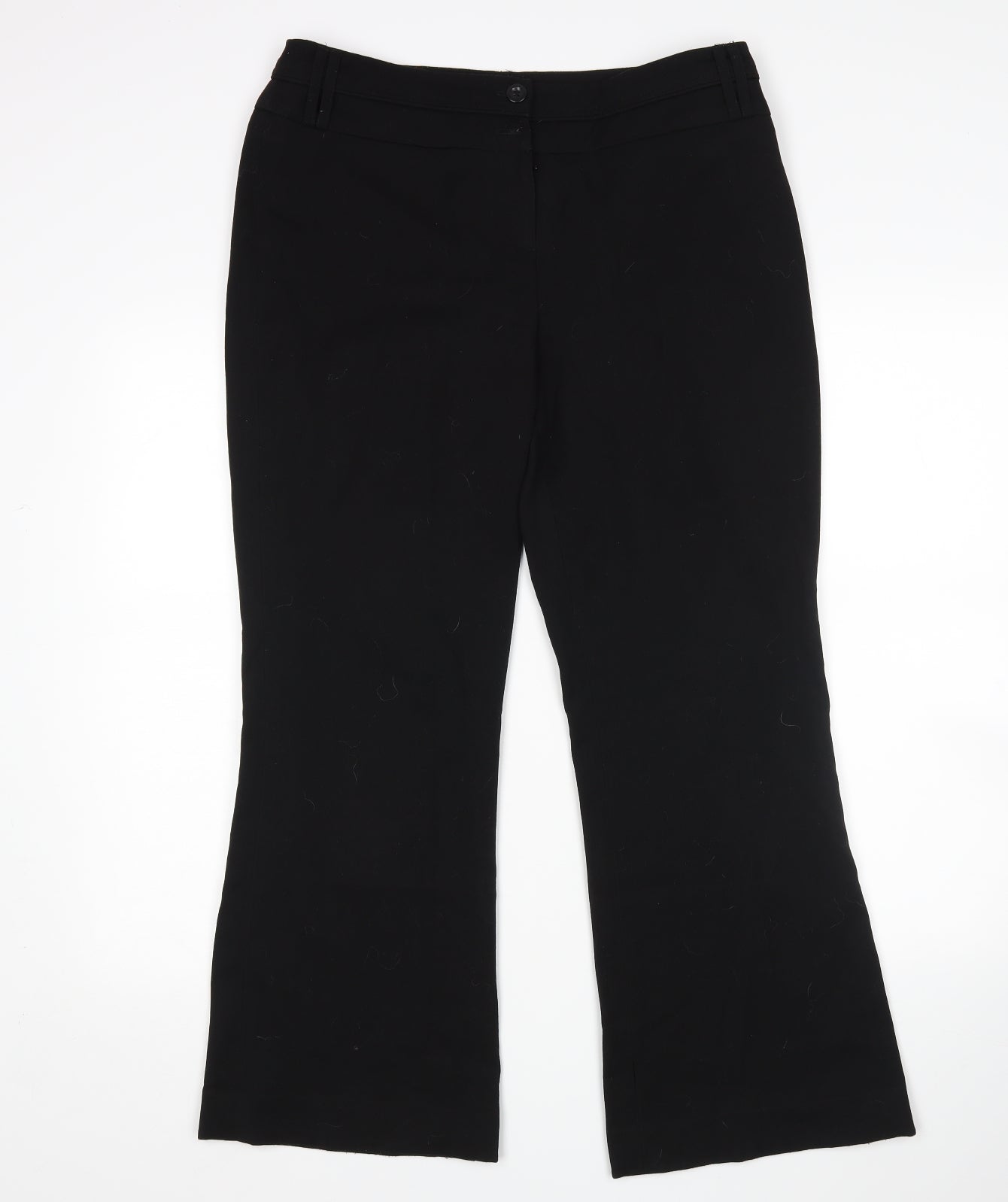 Wallis Womens Black   Trousers  Size 12 L28 in