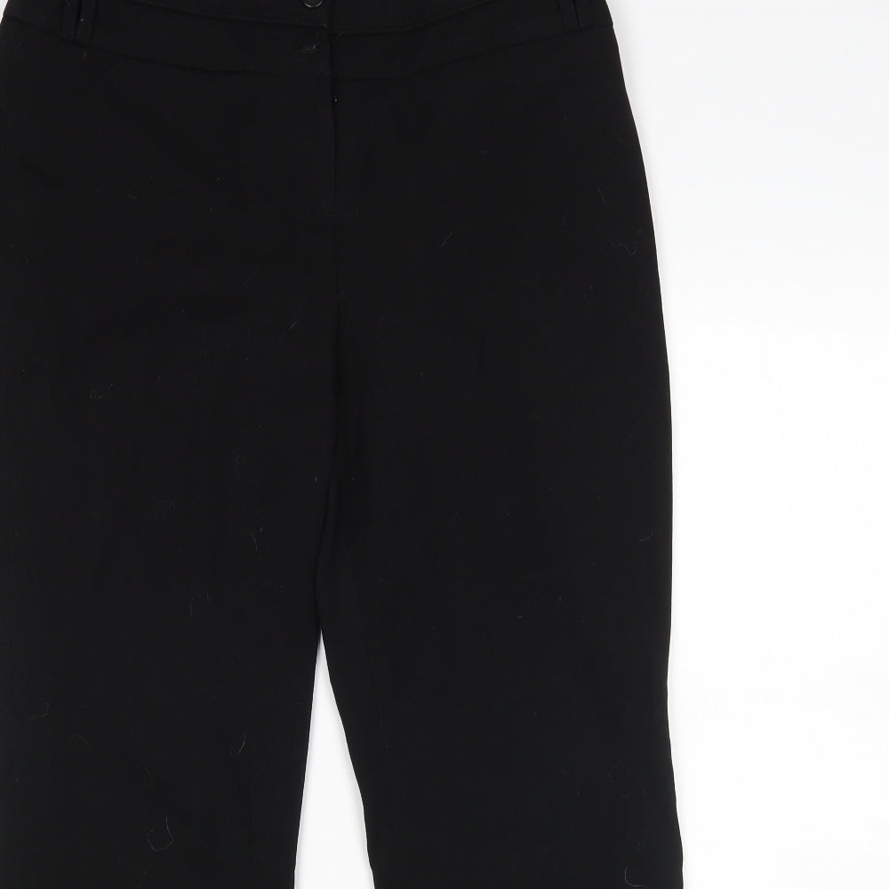 Wallis Womens Black   Trousers  Size 12 L28 in