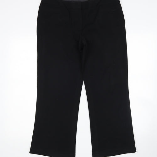 Ziggys Womens Black   Trousers  Size 14 L26 in