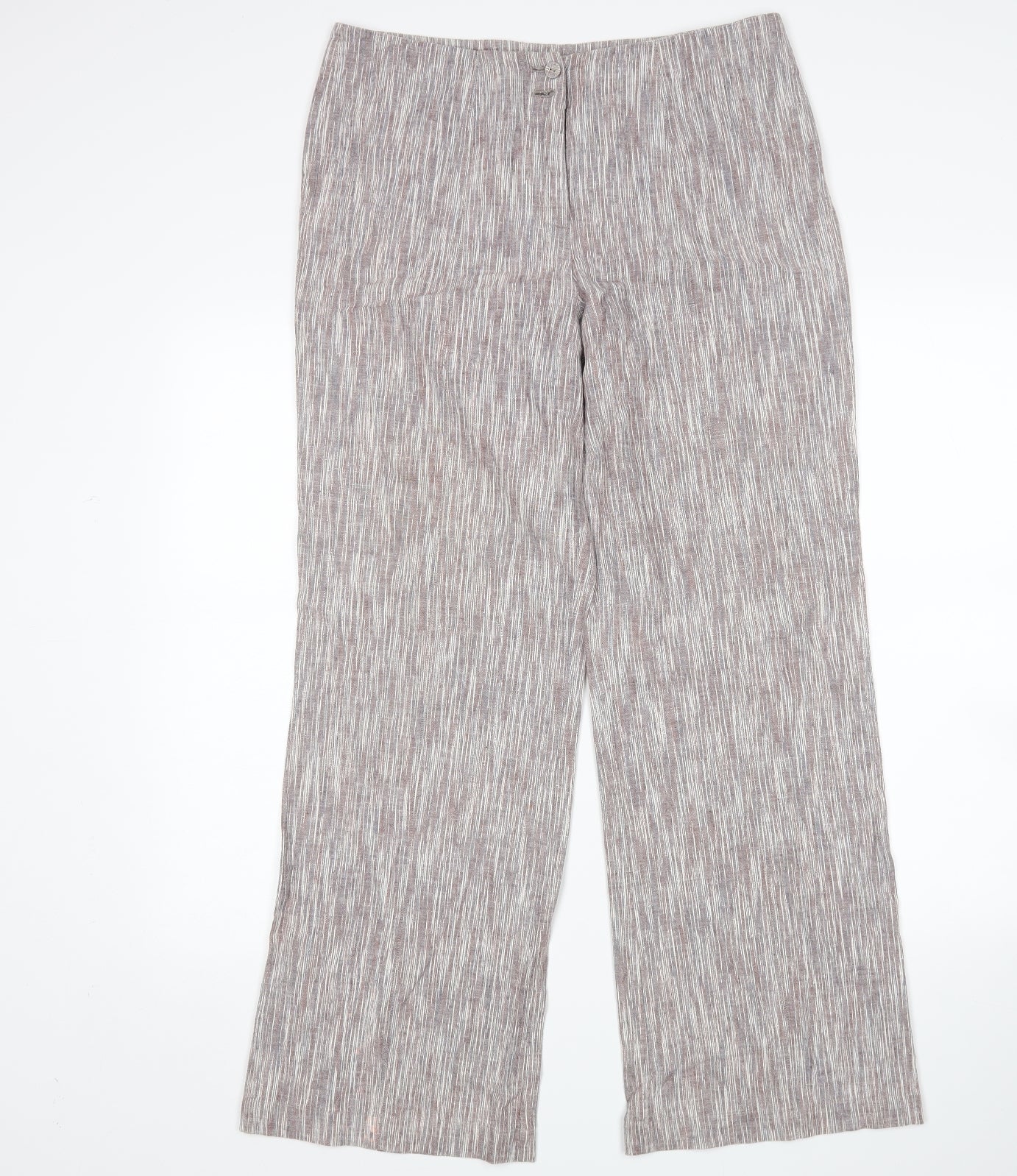 Per Una Womens Multicoloured   Trousers  Size 12 L30 in