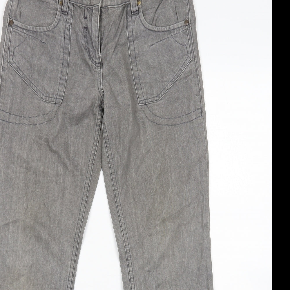 Preworn Womens Grey   Bootcut Jeans Size 32 in L29 in