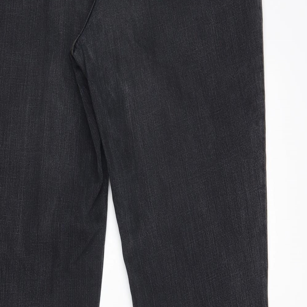 M&S Mens Grey   Bootcut Jeans Size 16 L32 in