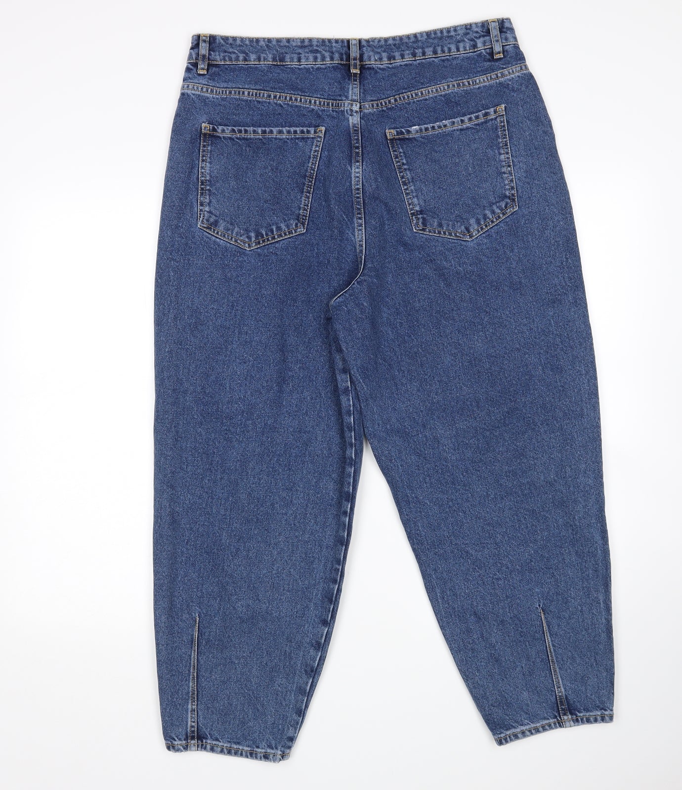 New Look Womens Blue   Mom Jeans Size 16 L25 in