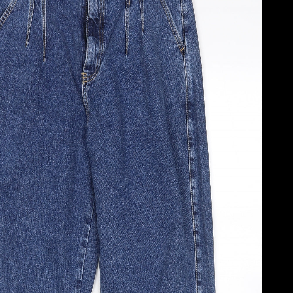 New Look Womens Blue   Mom Jeans Size 16 L25 in