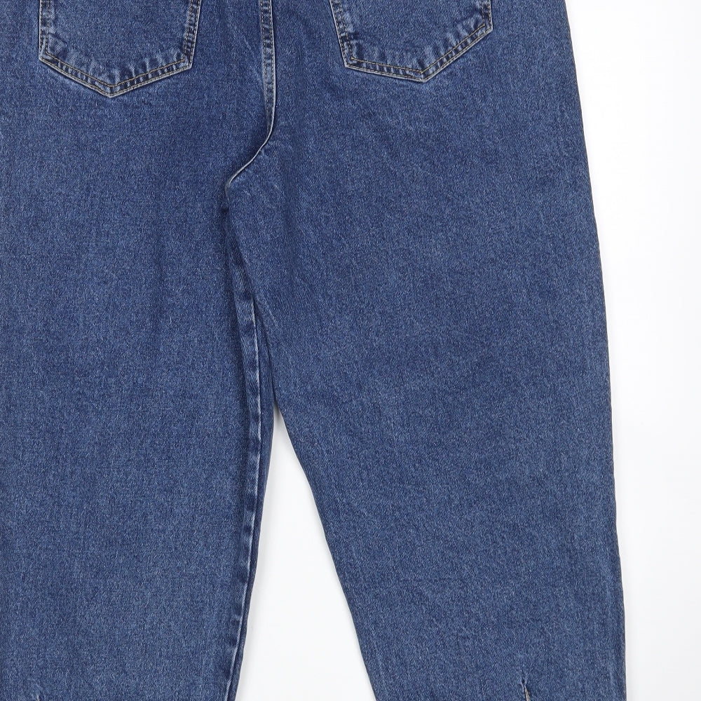 New Look Womens Blue   Mom Jeans Size 16 L25 in