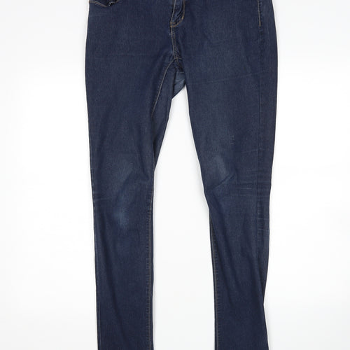 Denim Co Womens Blue   Skinny Jeans Size 12 L32 in