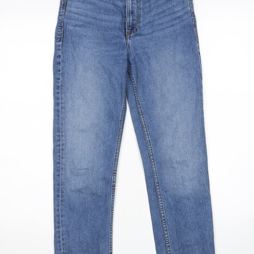 Denim CO Womens Blue   Straight Jeans Size 8 L26 in