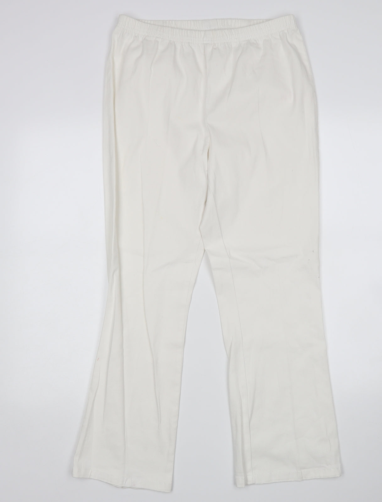 Simply Be Womens White   Straight Jeans Size 16 L28 in