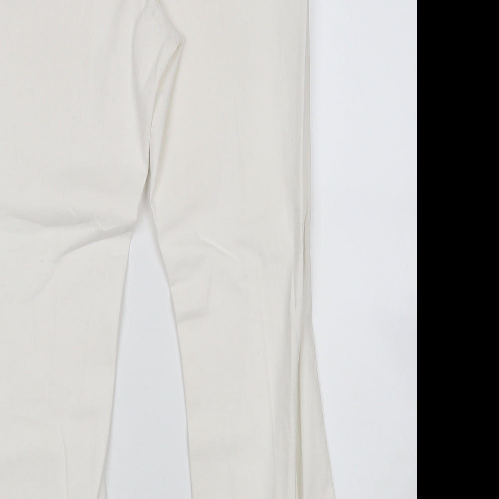 Simply Be Womens White   Straight Jeans Size 16 L28 in
