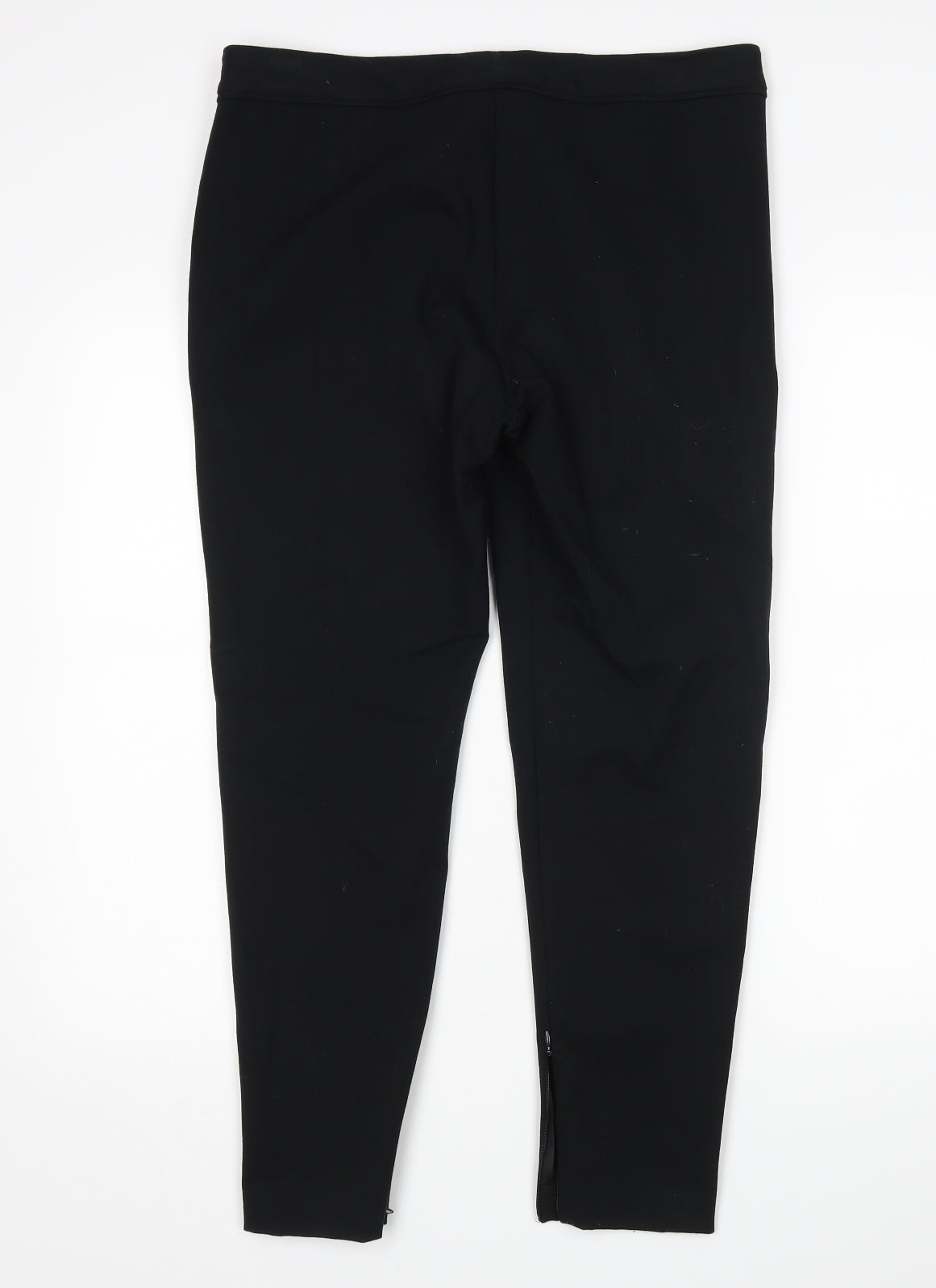 M&S Womens Black   Trousers  Size 14 L27 in