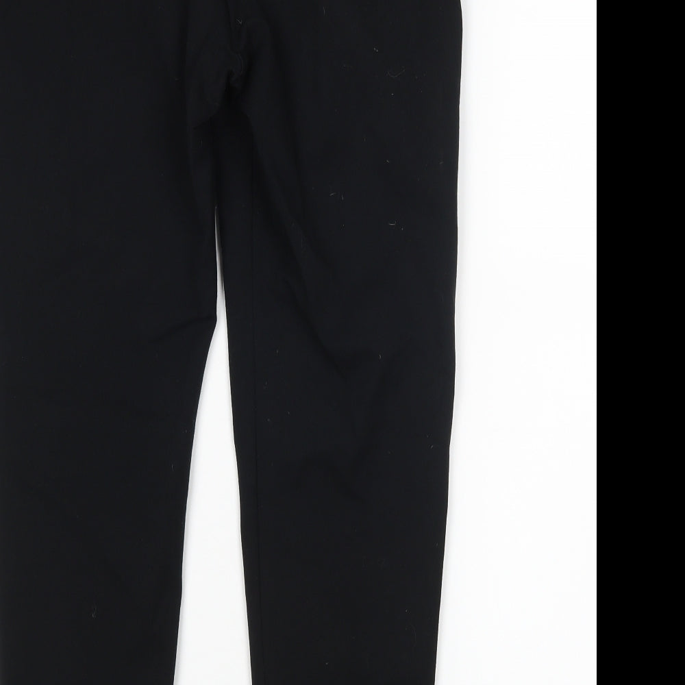 M&S Womens Black   Trousers  Size 14 L27 in