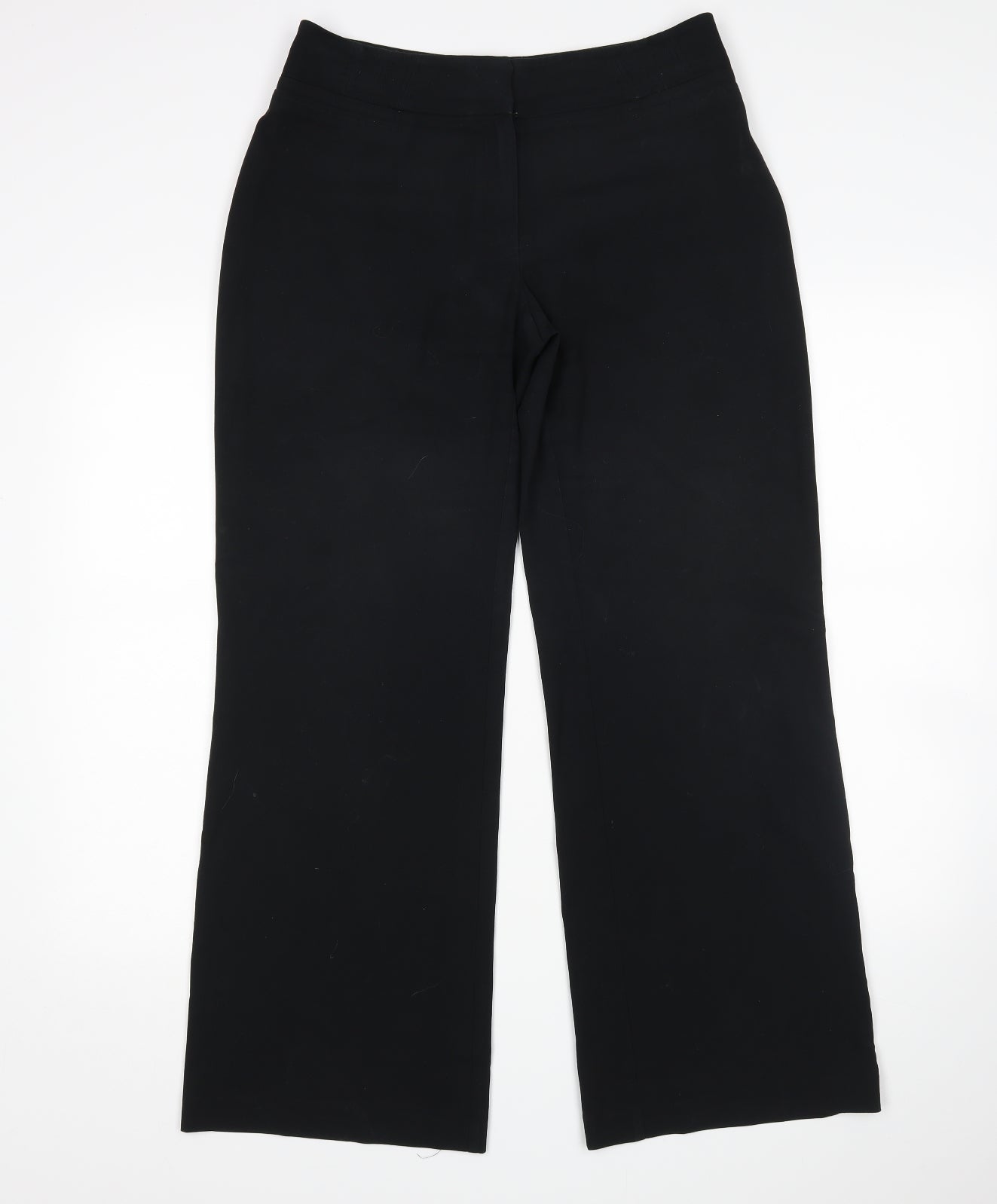 M&S Womens Black   Trousers  Size 10 L30 in