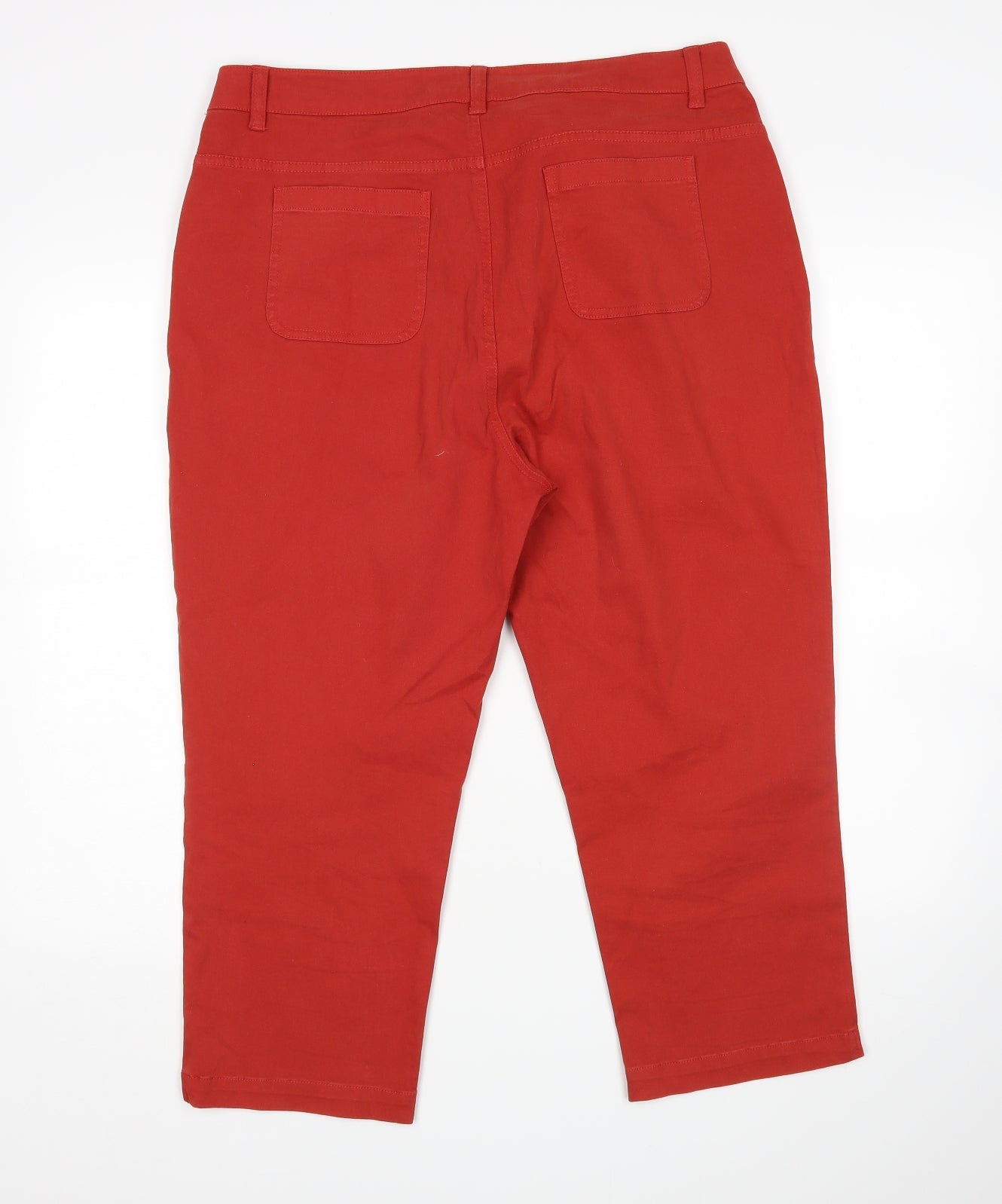 Seasalt Womens Red   Cropped Jeans Size 16 L23 in