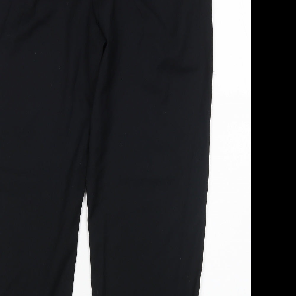 M&S Womens Black   Trousers  Size 14 L27 in