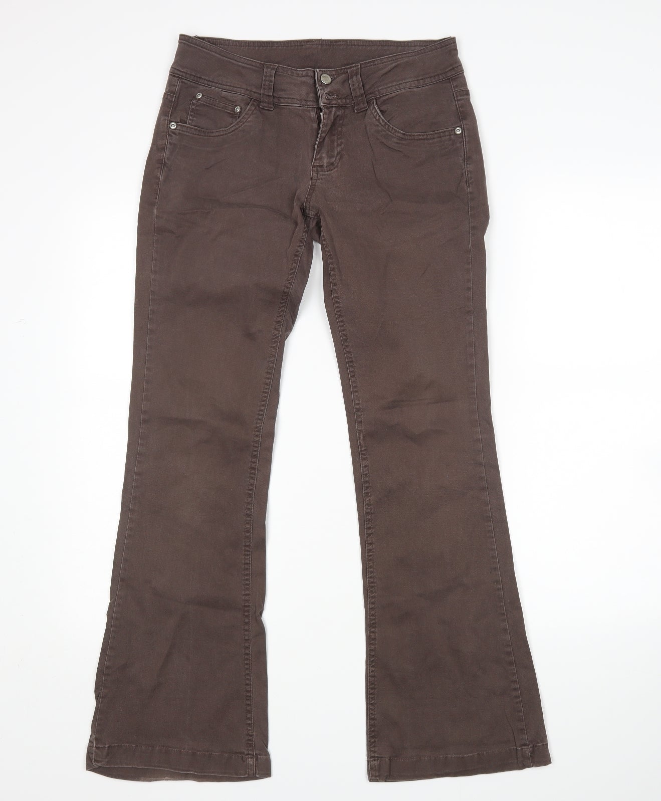 Denim Co Womens Brown   Bootcut Jeans Size 10 L30 in