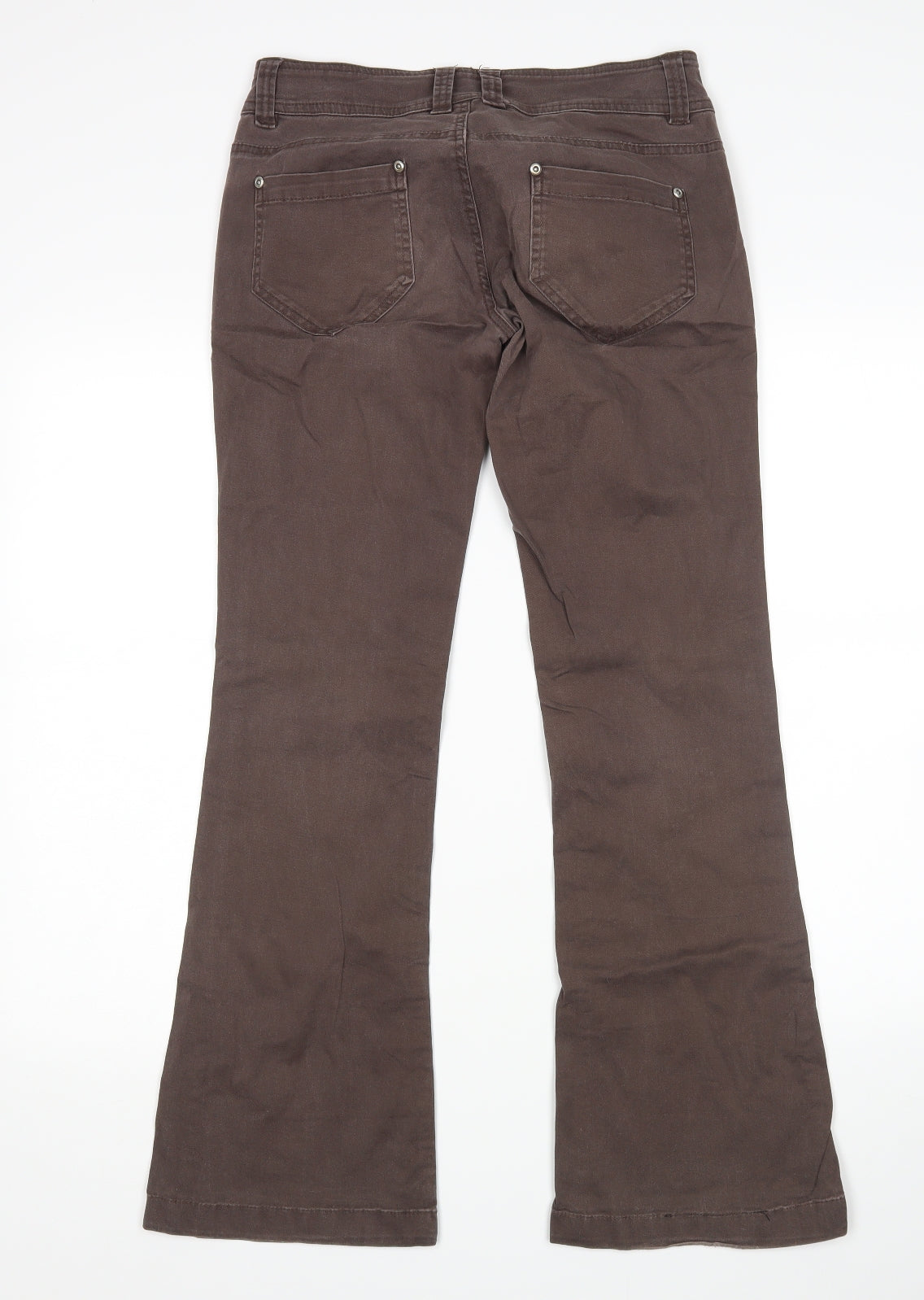 Denim Co Womens Brown   Bootcut Jeans Size 10 L30 in