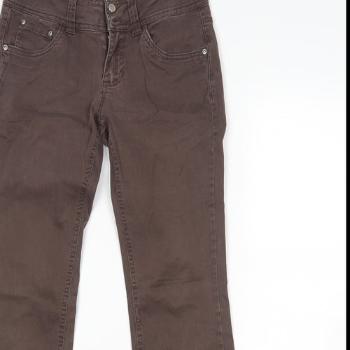 Denim Co Womens Brown   Bootcut Jeans Size 10 L30 in