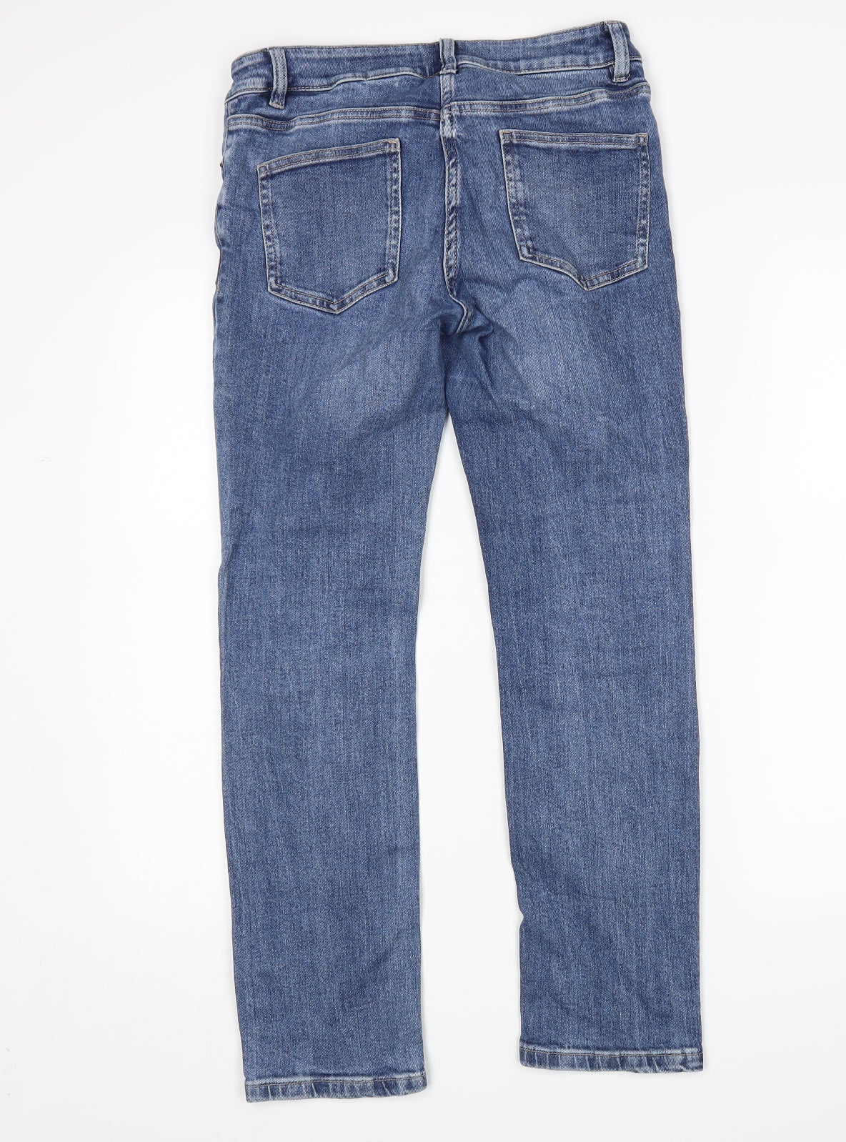 NEXT Womens Blue   Straight Jeans Size 10 L28 in