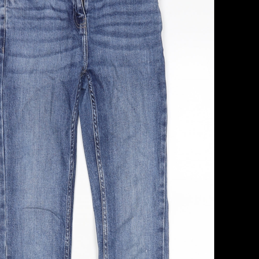 NEXT Womens Blue   Straight Jeans Size 10 L28 in
