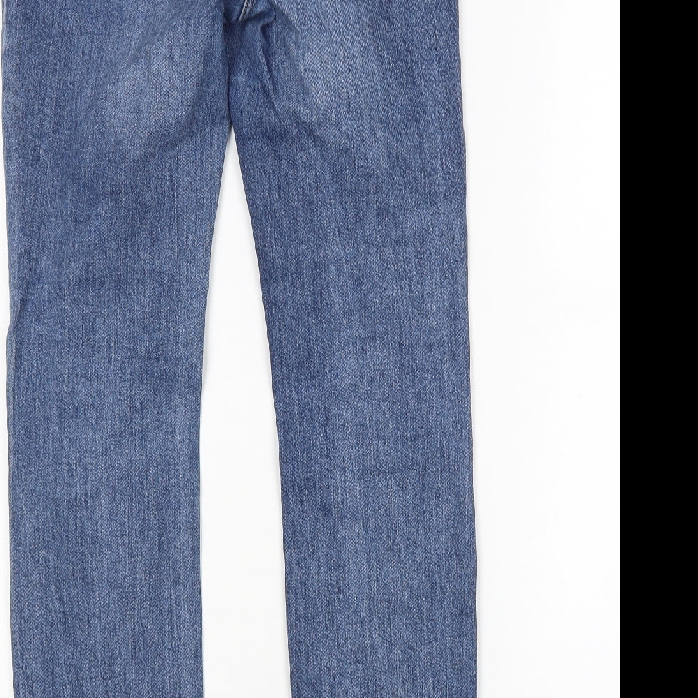 NEXT Womens Blue   Straight Jeans Size 10 L28 in