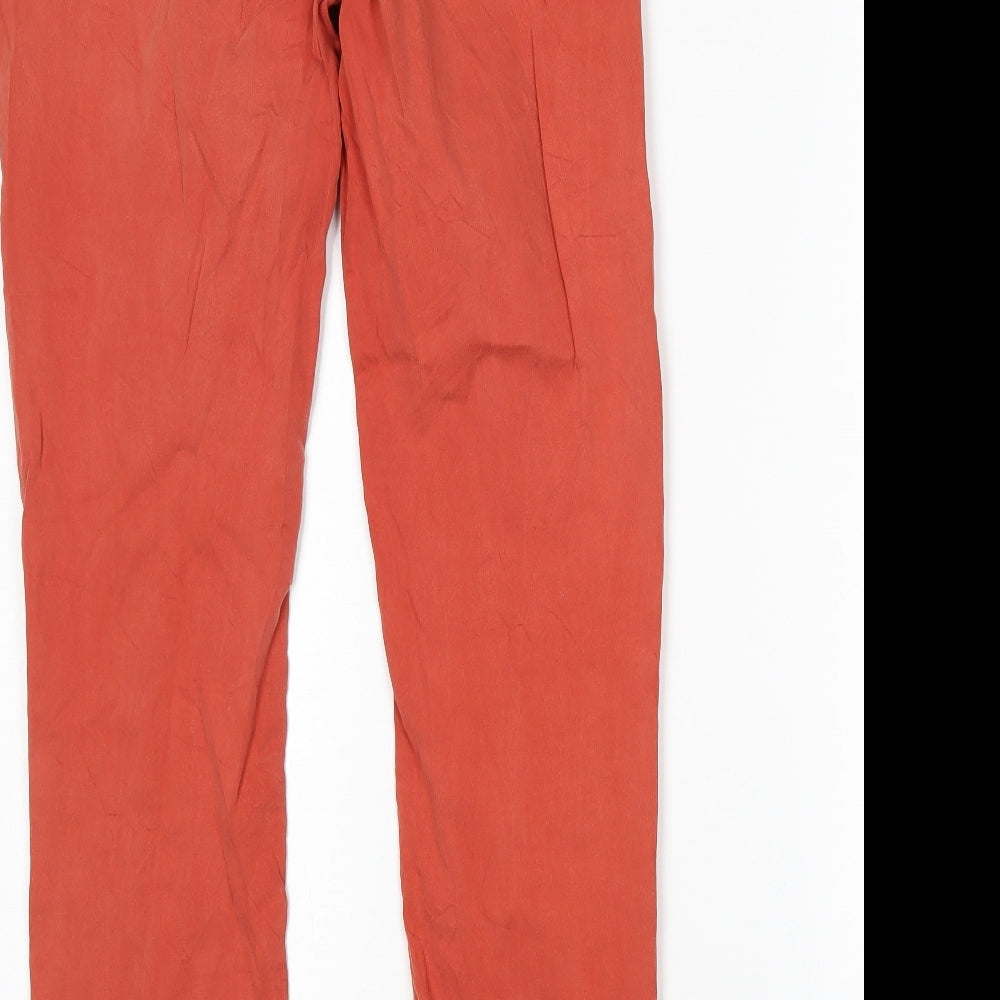 Manor Womens Orange   Skinny Jeans Size 12 L29 in